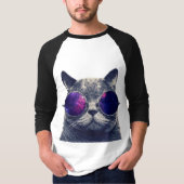 T-shirt Raglan à manches 3/4 pour hommes (Devant)