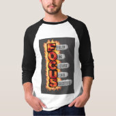T-shirt Raglan à manches 3/4 pour hommes (Devant)