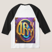 T-shirt Raglan à manches 3/4 pour hommes (Couchage Retour)