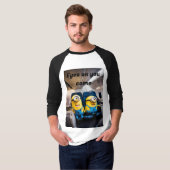 T-shirt Raglan à manches 3/4 pour hommes : Confort (Devant entier)