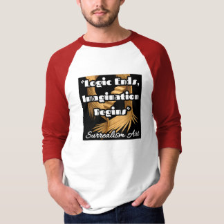 T-shirt raglan basic pour hommes à manches 3/4