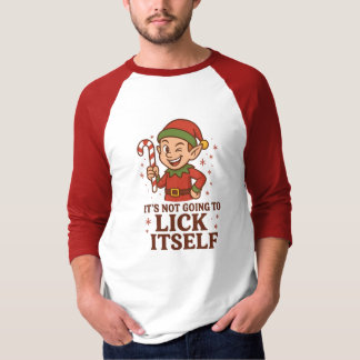T-shirt Raglan "Ça ne va pas se lécher tout seul"