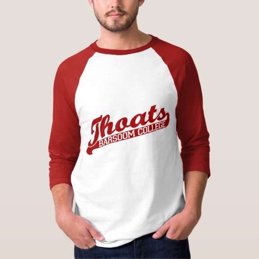 T-shirt Raglan de Thoats Carter d'université de Barsoom (Devant)