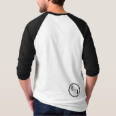 T-shirt Raglan-Douille foncée de cupidon (Dos)