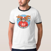 T-shirt raglan du base-ball des hommes de Sidecare (Devant)