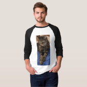 T-shirt Raglan masculin de Regal Dave (Devant entier)