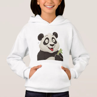 T-shirt raglan pour enfants avec un panda de dessi