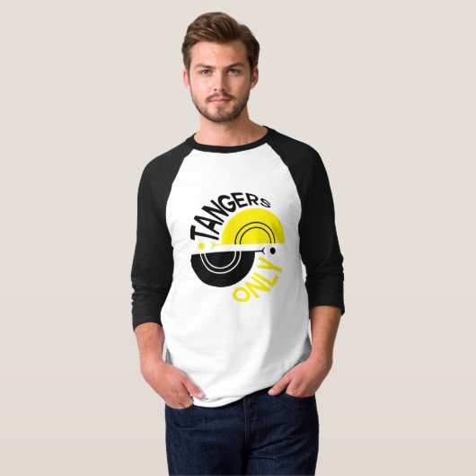 T-shirt Raglan pour hommes (Devant entier)