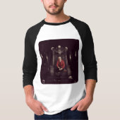 T-shirt Raglan T-Shirt, l'enfer de M. Rogers (Devant)