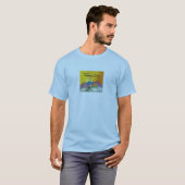 T-shirt Ragland manche, t-shirt, tee, Larry & Gill, bande  (Devant entier)