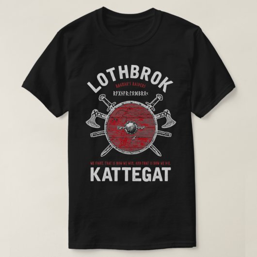 T-shirt Ragnar Lothbrok de Kattegat (Design devant)
