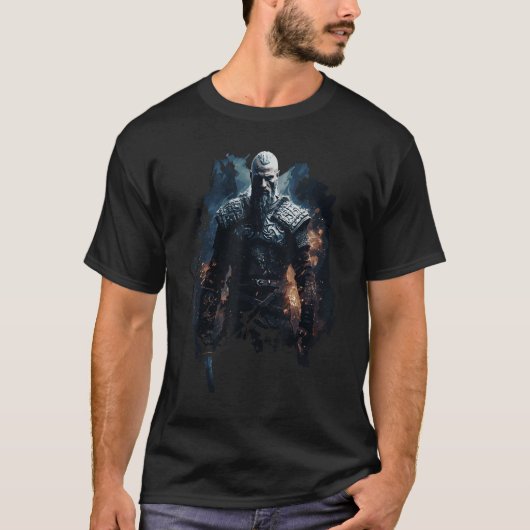 T-shirt Ragnar Lothbrok - Ragnar Lodbrok - Viking Warrior (Devant)