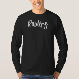 T-shirt Raiders School Spirit Team Mascot Jeu Nuit 1
