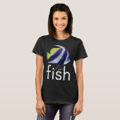 T-shirt raie d'eau douce (Devant entier)