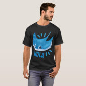 T-shirt raie d'eau douce (Devant entier)