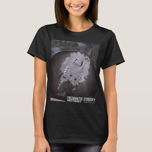 T-shirt raie d'eau douce (Devant)