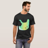 T-shirt Raie mignonne colorée (Devant entier)