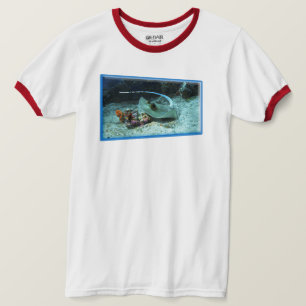 T-shirt Raie pastenague en mouvement - Conception photogra