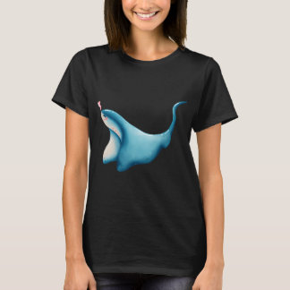 T-shirt Raie pastenague mignonne et cœur