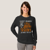 T-shirt Railfan Funny Trainspoter Train Lover Railroad (Devant entier)