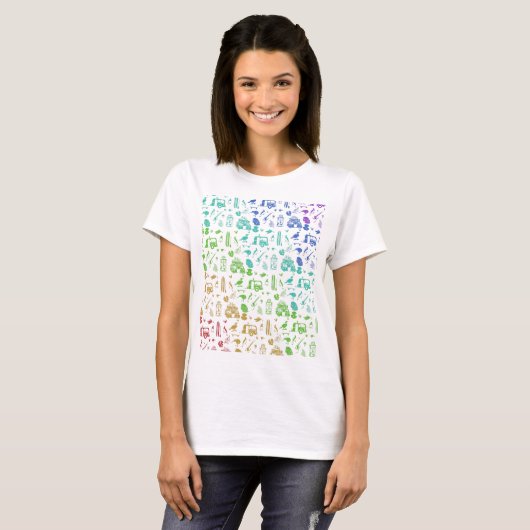 T-shirt Rainbow (Devant entier)