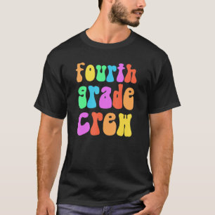 T-shirt Rainbow 4e grade d'équipage Retro 4e génération Li