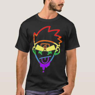 T-shirt Rainbow BAESD Head logo Tee
