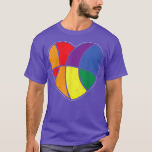 T-shirt Rainbow Basketball Ball Gay Pride LGBTQ LGBT Pride