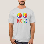 T-shirt Rainbow Beach Ball Beachball Summer Pride Tee (Devant)