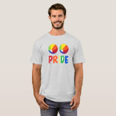 T-shirt Rainbow Beach Ball Beachball Summer Pride Tee (Devant entier)