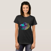 T-shirt Rainbow Betta Fish 379 (Devant entier)