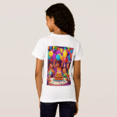 T-Shirt Rainbow Birthday Joy (Dos entier)