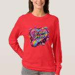 T-shirt Rainbow Brides Maids Wedding Bachelorette Party<br><div class="desc">Rainbow Brides Maids Wedding Bachelorette Party T-Shirt Product Description Celebrate your wedding squad with this vibrant and playful "Bride Tribe" design. Perfect for bridesmaids at a bachelorette party or bridal shower, this graphic features a glowing rainbow heart surrounded by sweet icons like lollipops, diamonds, and shooting stars. Set against a...</div>