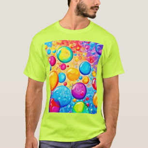T-shirt Rainbow Buble Pop Art