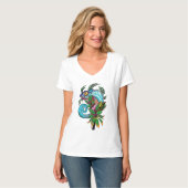 T-shirt Rainbow Chameleon (Devant entier)