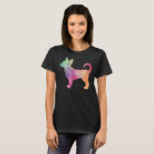 T-shirt Rainbow Chihuahua (Devant entier)