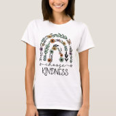 T-shirt Rainbow Choose Kindness Boho (Devant)
