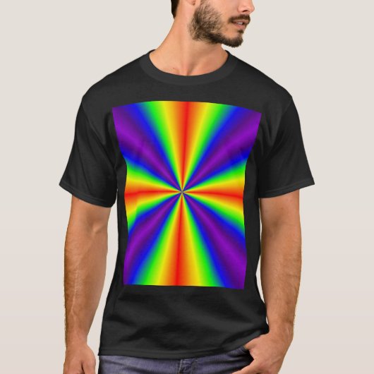 T-shirt Rainbow Cross (Devant)
