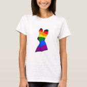 T-shirt Rainbow Crossed Legs (Devant)