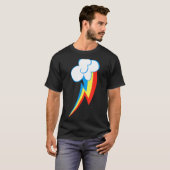 T-shirt Rainbow Dash Cuties Mark (Devant entier)