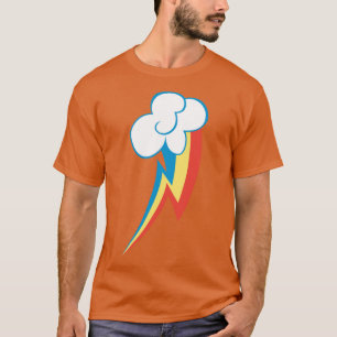 T-shirt Rainbow Dash Marque de Cutie vintage