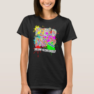 T-shirt Rainbow Doodle Field Day 2022 Laisser Les Jeux Com