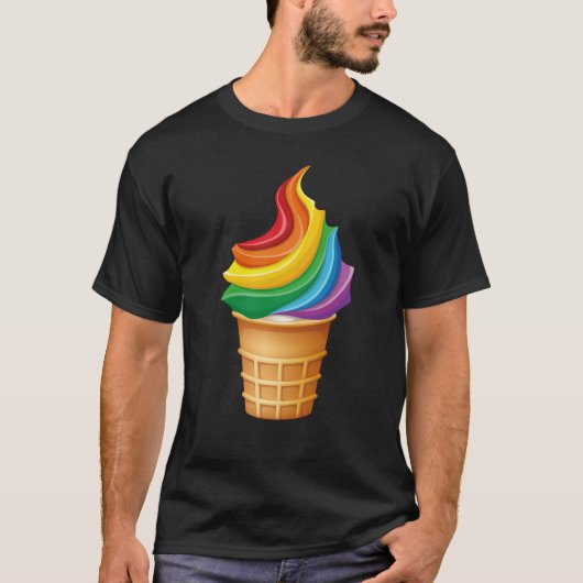 T-shirt Rainbow Flag Equality Gay Lesbian Transgender Dive (Devant)