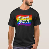 T-shirt Rainbow Flag Fière maman PFLAG fier parent LGBTQ (Devant)