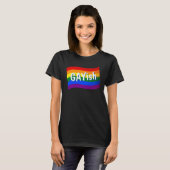 T-shirt Rainbow Flag L'amour gay est amour fierté LGBTQ (Devant entier)