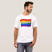 T-shirt Rainbow Flag Londres Angleterre Gay pride LGBT LGB (Devant entier)