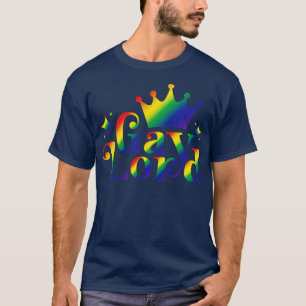 T-shirt Rainbow Gay Lord Funny Fierté