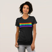 T-shirt Rainbow Gay pride Love is Love Graphic (Devant entier)