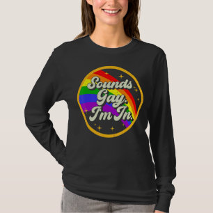 T-shirt Rainbow Gay pride sonne Gay Je suis dans Lgbtq