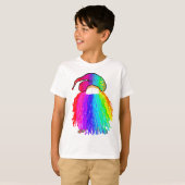 T-shirt Rainbow Gnome portant un masque (Devant entier)